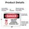 Signmission Lead Paint Removal Authorized Danger Sign, Plastic, 10in W x 7in L, 2PK OS-2PACK-DS-P-710-L-1916 - alternate 7